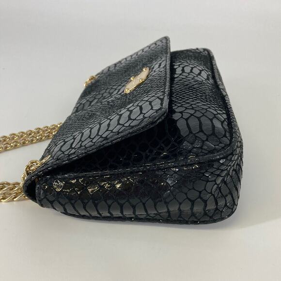 Michael Kors small black animal print womens shoulder bag - Picture 7 of 11